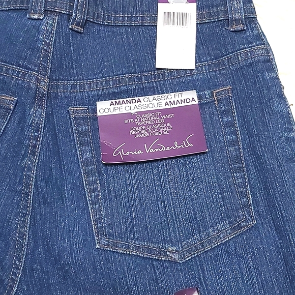Gloria Vanderbilt blue jeans - Picture 7 of 8